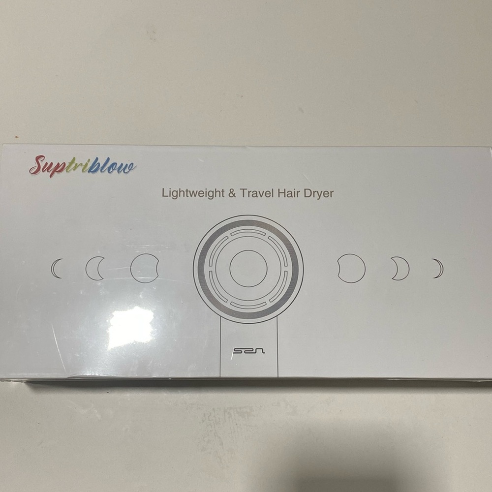 Mini travel hair dryer